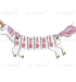  Unicorn Happy Bırthday Banner 3D Pembe