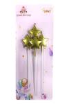 4 Lü Çubuk Yıldız Gold Mum 10 paket