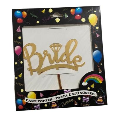 Bride Gold Pleksi Pasta Süsü