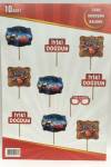 Cars Konuşma Balonu 10 lu