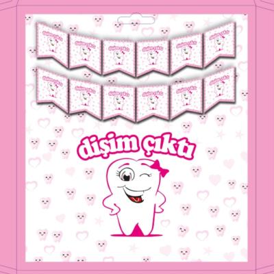 Dişim Çıktı Pembe İyi ki Doğdun Banner