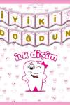 İlk Dişim Pembe İyi ki Doğdun Banner