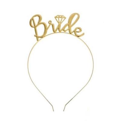 Bride Taç Gold Metal