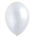 Metalik 12inc Balon HBK Beyaz 10 lu