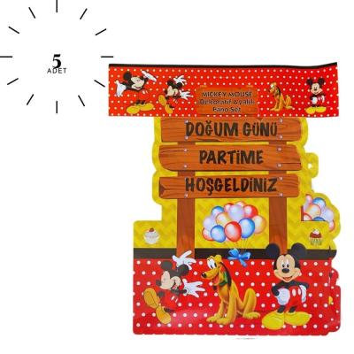 Mickey Mouse Parti Karşılama Dekoru Ayaklı Pano