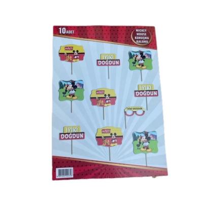 Mickey Mouse Konuşma Balonu 10 lu