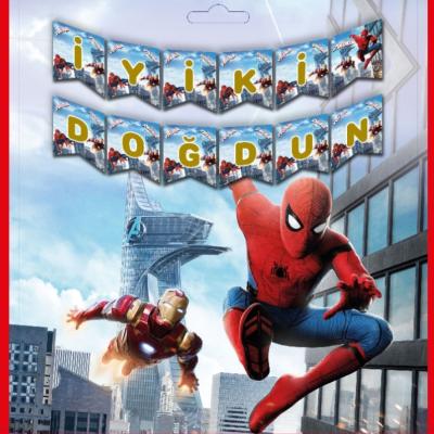 Örümcek Adam İyi ki Doğdun Banner
