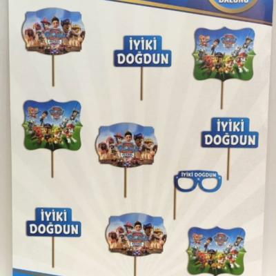 Paw Patrol Konuşma Balonu 10 lu
