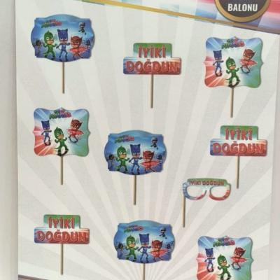 Pijamaskeliler Konuşma Balonu 10 lu