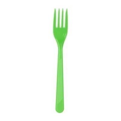 Plastik Çatal Yeşil 25 li