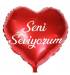 Seni Seviyorum Folyo Kalp Balon 18inc