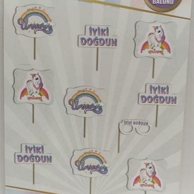 Unicorn Konuşma Balonu 10 lu