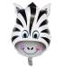Zebra Kafa Folyo Balon 22inc