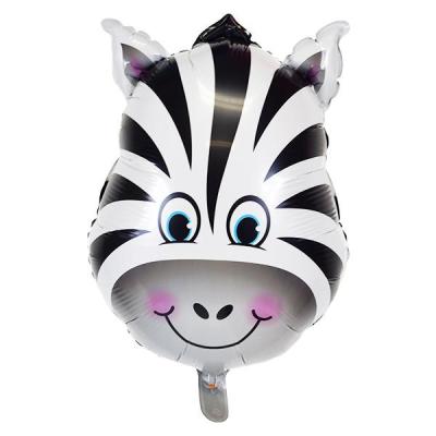 Zebra Kafa Folyo Balon 22inc
