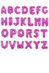 16İNC HARF FOLYO SET 22 HARF PEMBE PUANTİYELİ