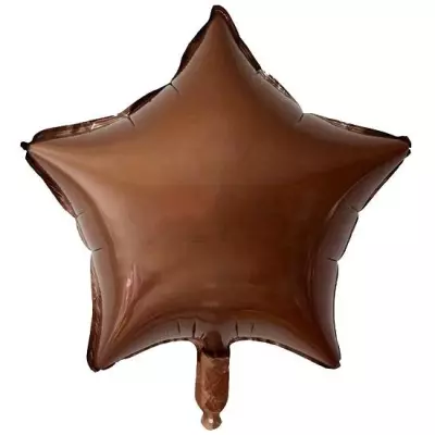 Yıldız Parlak Karamel Folyo Balon 18 inç