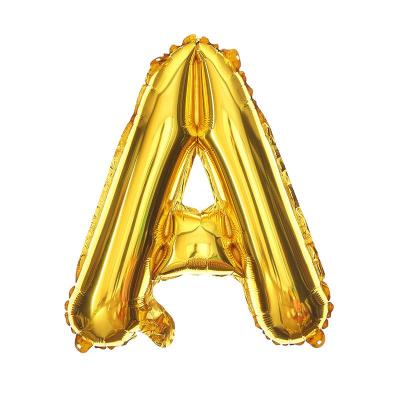 A Harf Folyo Balon GOLD 40inc