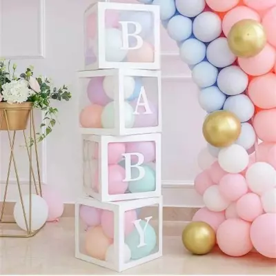 Beyaz Balon Kutusu YAZILI 4lü
