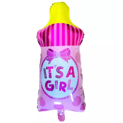 Biberon Pembe Renk Folyo Balon