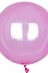 BOBO BALON PEMBE ŞEFFAF 21INÇ