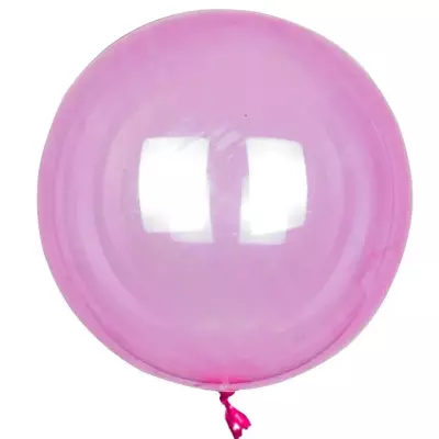 BOBO BALON PEMBE ŞEFFAF 21INÇ