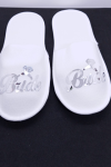 Bride Terlik Beyaz Gümüş