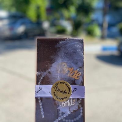 Bride to Be Beyaz Gold İncili Taç ve Bileklik Set