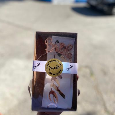 Bride to Be Beyaz Rose Taç Set