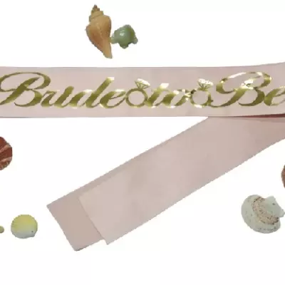 Bride To Be Kuşak Pembe Gold