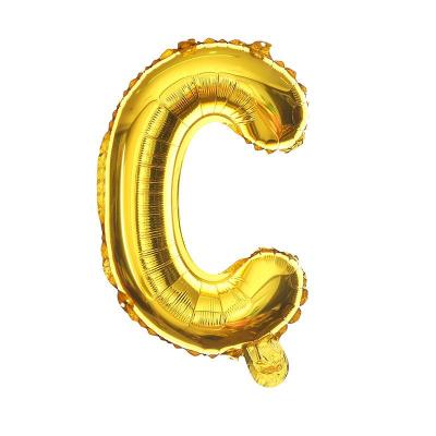 C Harf Folyo Balon GOLD 40inc
