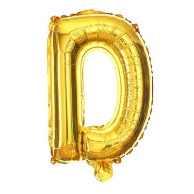 D Harf Folyo Balon GOLD 40inc