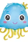 Deniz Anası Mavi Folyo Balon