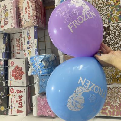 Frozen Baskılı Balon 10 lu paket