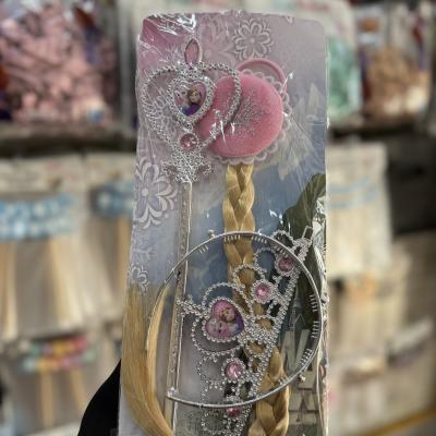 Frozen Taç Asa Seti Pembe
