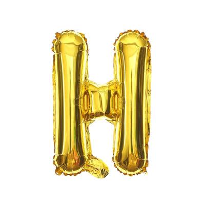 H Harf Folyo Balon GOLD 40inc