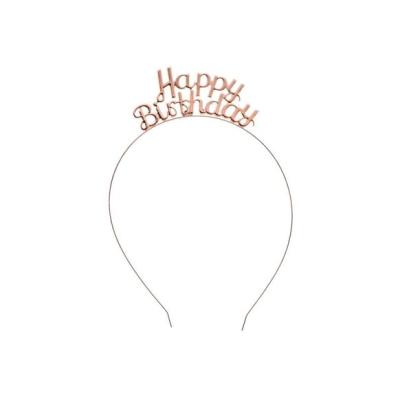 Happy Birthday Taç Rose Metal