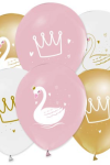 Hazır Baskı Balon Balonevi Kuğu 12inc 100lü 