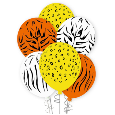 Hazır Baskı Balon Full Safari Karışık 12inc 100lü HBK