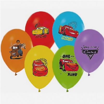 Hazır Baskı Lisanslı Balon Cars 12İNC 100LÜ
