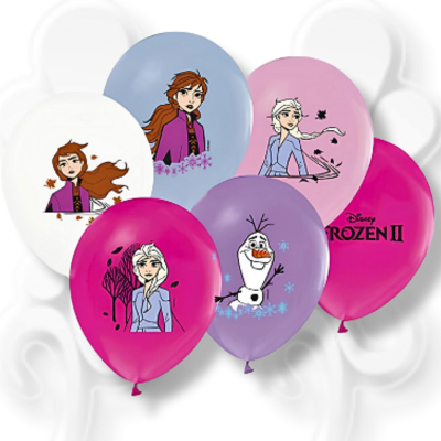 Hazır Baskı Lisanslı Balon Frozen 12İNC 100LÜ