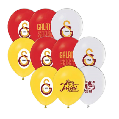 Hazır Baskı Lisanslı Balon Galatasaray 12İNC 100LÜ