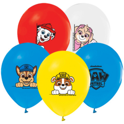 Hazır Baskı Lisanslı Balon Paw Patrol 12İNC 100LÜ