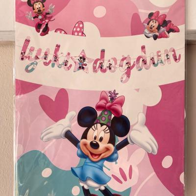 Minnie Mouse İyi Ki Doğdun Kaligrafi Banner