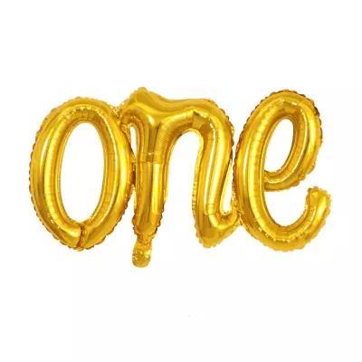 One Gold Folyo Balon
