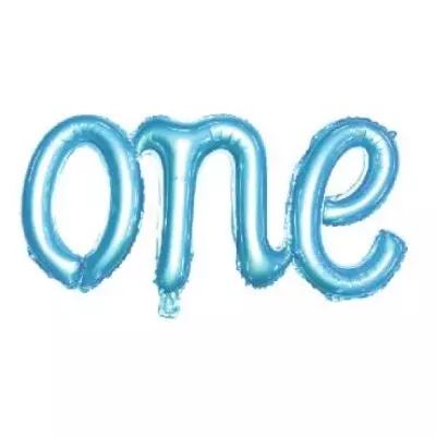 One Mavi Folyo Balon