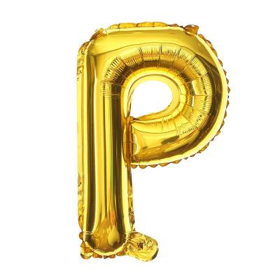 P Harf Folyo Balon GOLD 40inc