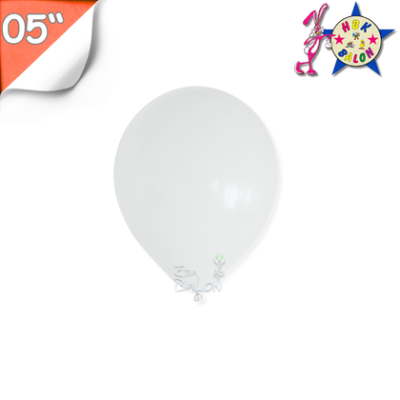 Pastel 05" Balon Hbk Beyaz
