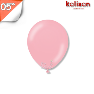Pastel 05" Balon Kalisan Doğal Pembe (Flamingo Pink)