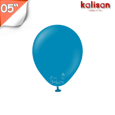 Pastel 05" Balon Kalisan Koyu Mavi (Blue)