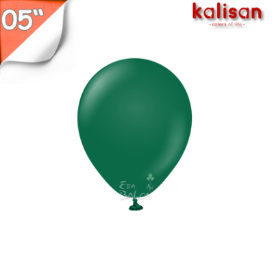 Pastel 05" Balon Kalisan Koyu Yeşil (Dark Green)